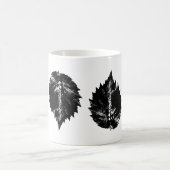 Mug Feuille d'orme noire et blanche (Centre)