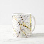 Mug Feuille d'ornement or (Devant droit)