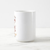 Mug Feuille en chute de café appeler l'automne (Centre)