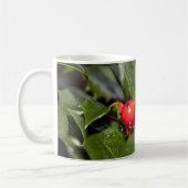 Mug Feuille et baies rouges, Noël (Gauche)