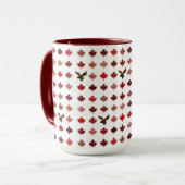 Mug Feuille et orignaux d'érable rouge du Canada (Devant gauche)