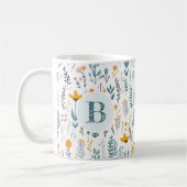 Mug Feuille Flore Modèle Alphabet Café (Gauche)