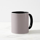 Mug Feuille gris foncé silhouette violet (Devant droit)