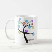 Mug Feuille microscopique de cellules de conception (Gauche)
