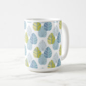 Mug Feuille moderne du milieu du siècle (Devant droit)