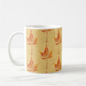 Mug Feuille nature Imprimer la feuille d'érable d'auto (Gauche)