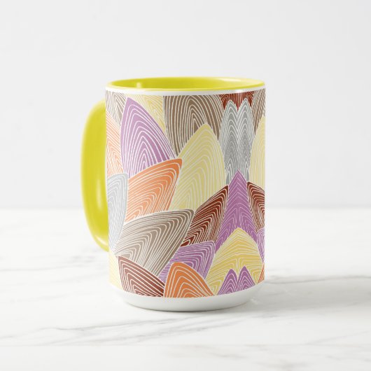 Mug Feuille pâle (Devant gauche)