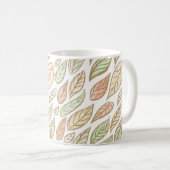 Mug Feuille Pastel dérive botanique (Devant droit)