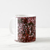 Mug Feuille rouge d'érable de feuille (Devant gauche)