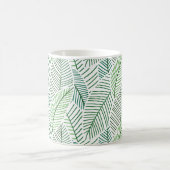 Mug Feuille squelette (blanc et vert) (Centre)