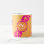 Mug feuille tropical moderne du milieu du siècle (Centre)
