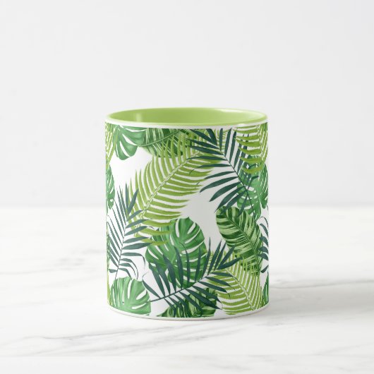 Mug Feuille tropical vert (Centre)
