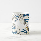 Mug Feuille tropicale colorée, motif moderne. (Centre)