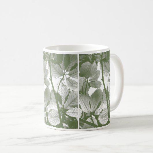 MUG FEUILLE VERT (Devant droit)