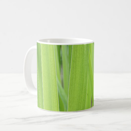 Mug Feuille vert d'iris (Devant gauche)