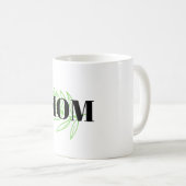 Mug feuille verte (Devant droit)