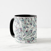Mug Feuilles. (Devant gauche)