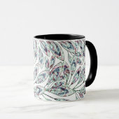 Mug Feuilles. (Devant droit)