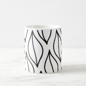 Mug feuilles Abstraits. Structure vintage. Mer dessiné (Centre)