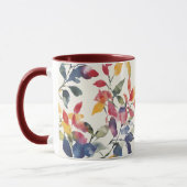 Mug Feuilles aquarelle (Gauche)