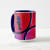 Mug Feuilles arc-en-ciel (Devant gauche)