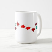 Mug Feuilles automnales (Devant droit)