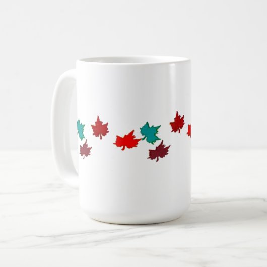 Mug Feuilles automnales (Devant gauche)