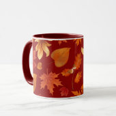 Mug Feuilles automnales Bliss automne (Devant gauche)