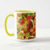 Mug Feuilles automnales d'automne (Gauche)