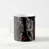 Mug feuilles Brown et blancs séchés (Devant gauche)