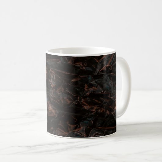 Mug feuilles Brown séchés au sol (Devant droit)
