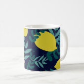 Mug Feuilles citron : arrière - plan d'illustration vi (Devant droit)