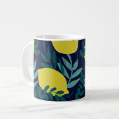 Mug Feuilles citron : arrière - plan d'illustration vi (Devant gauche)