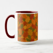 Mug Feuilles classiques d'automne à motif (Gauche)