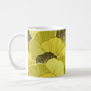 Mug Feuilles colorés : motif olive sans soudure.
