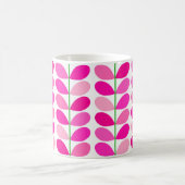 Mug Feuilles danois du milieu du siècle, les tons rose (Centre)