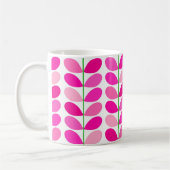 Mug Feuilles danois du milieu du siècle, les tons rose (Gauche)