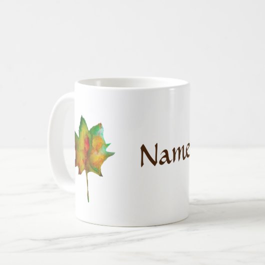 Mug Feuilles d'automne (Devant gauche)