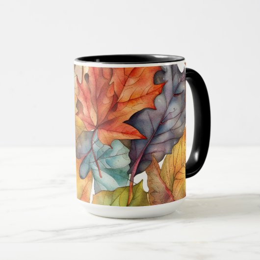 Mug Feuilles d'automne (Devant droit)