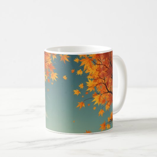 Mug Feuilles d'automne (Devant droit)