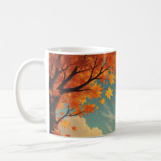 Mug Feuilles d'automne (Gauche)