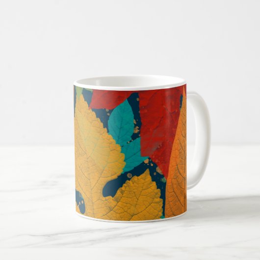 Mug Feuilles d'automne (Devant droit)