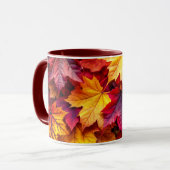 Mug "Feuilles d'automne" (Devant gauche)