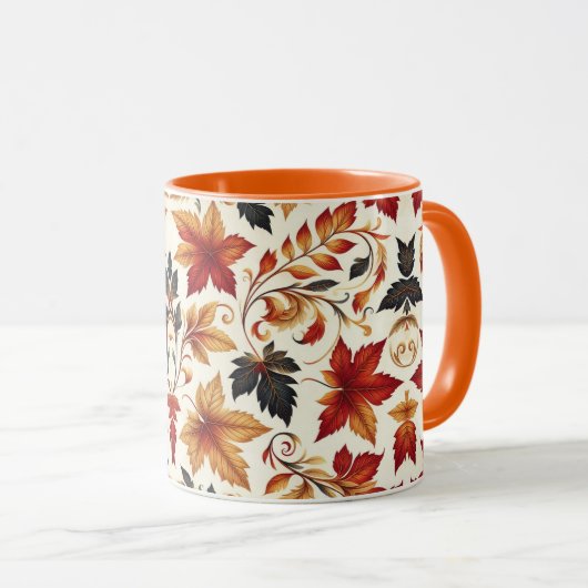 Mug Feuilles d'automne (Devant droit)