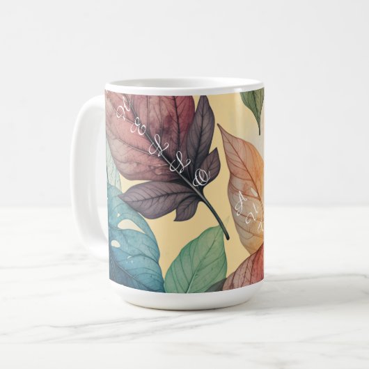 Mug Feuilles d'automne (Devant gauche)