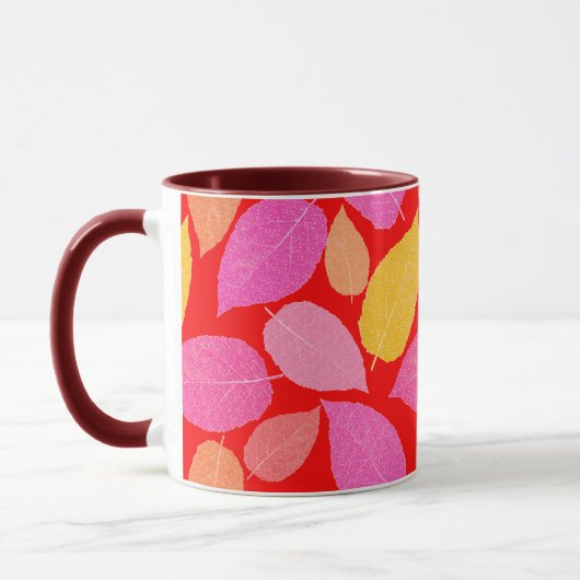 Mug Feuilles d'automne. (Gauche)
