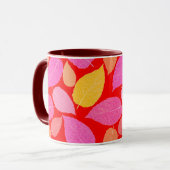 Mug Feuilles d'automne. (Devant gauche)
