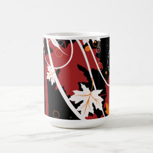 Mug Feuilles d'automne Abstraites