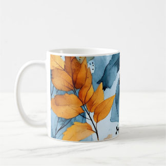 Mug Feuilles d'automne Aquarelle