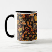 Mug Feuilles d'automne, baies, champignons et fleurs (Gauche)